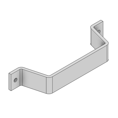 MODULAR SOLUTIONS FORKLIFT BRACKET 260MM L X 40MM W X 71MM H, MOUNTING HARDWARE NOT INCLUDED